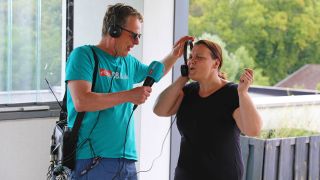 Alex mit Saskia von der Berliner Seilfabrik (Quelle: Berliner Seilfabrik)